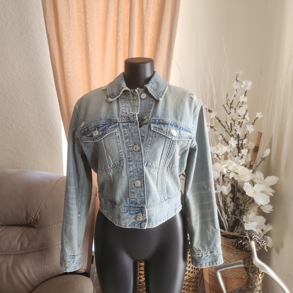 Zara denim jacket size XS - Picture 2 of 4